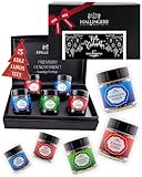 Hallingers Genuss Manufaktur Tee Geschenkset Weihnachten – 5 Sorten Premium loser Tee im Glas in edler Geschenkbox, veganes Tee Set "Frohe Weihnachten WHITE" Probierset, Geschenkidee für Frauen