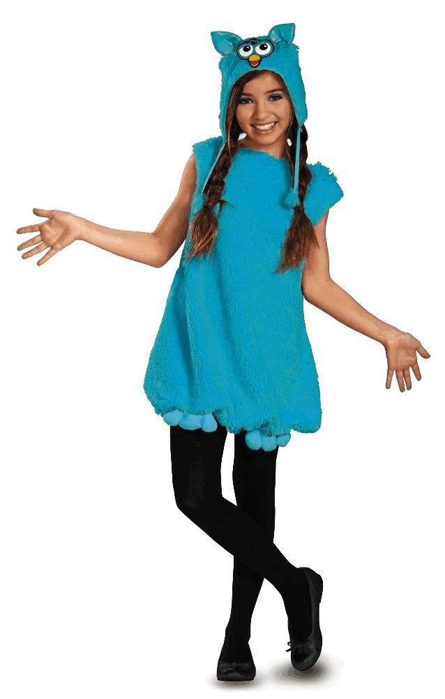 Disguise Hasbro Voodoo Teal Furby Deluxe Tween Costume