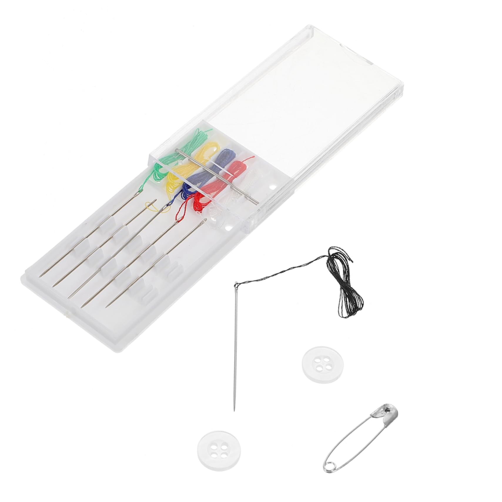 ERINGOGO Travel Sewing Kit 10 Pack Disposable Sewing Tool Box Portable Needlework Tools Easy to Clean for Hotel