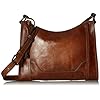 Frye womens Melissa Zip Crossbody Cross Body Handbag, Cognac, One Size US