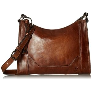 Frye-Melissa-Zip-Crossbody Frye womens Melissa Zip Crossbody Cross Body Handbag, Cognac, One Size US