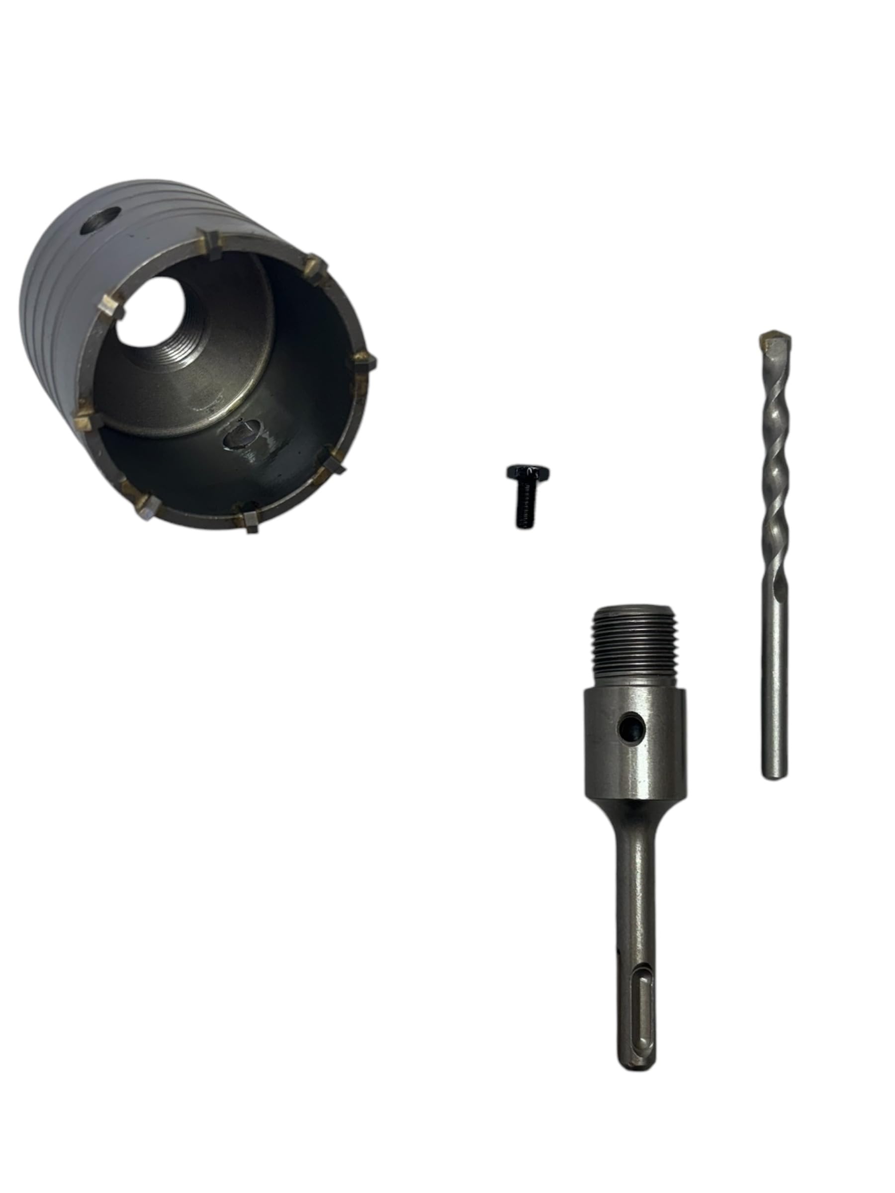 Topolenashop Carotatrice SDS Plus 65 mm per Calcestruzzo e Cemento | Fresa a Tazza Professionale con Asta 110 mm | Punta Foratura Profonda per Muro, Edilizia, Ristrutturazioni e Impianti