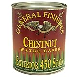 General Finishes Water Based Exterior 450 Stain Chestnut Quart