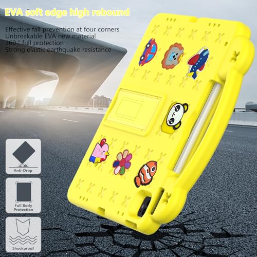 Coque antichoc Lenovo Tab M10 Plus Gen 3 avec support rotatif et sangle