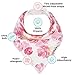 KiddyStar Organic Cotton Baby Bibs for Boys, Girls - Soft Drooling and Teething Bibs - Absorbent, Adjustable Bib for Toddlers