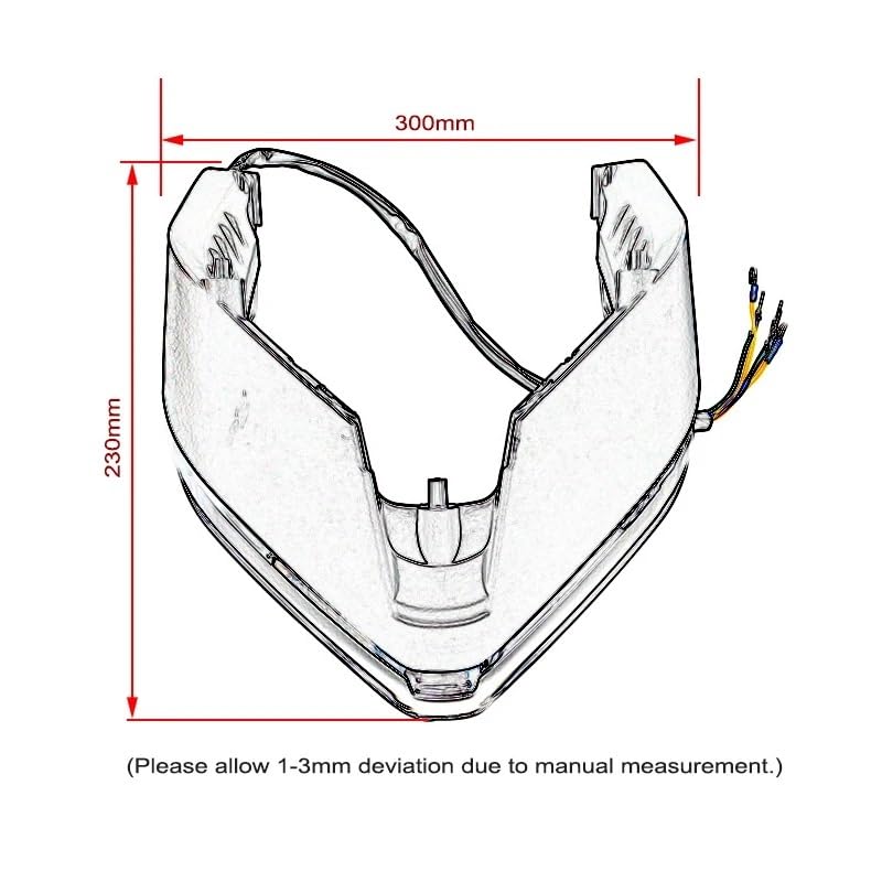 Moto Faros Freno Trasero​ Luz trasera de freno, intermitentes y luz