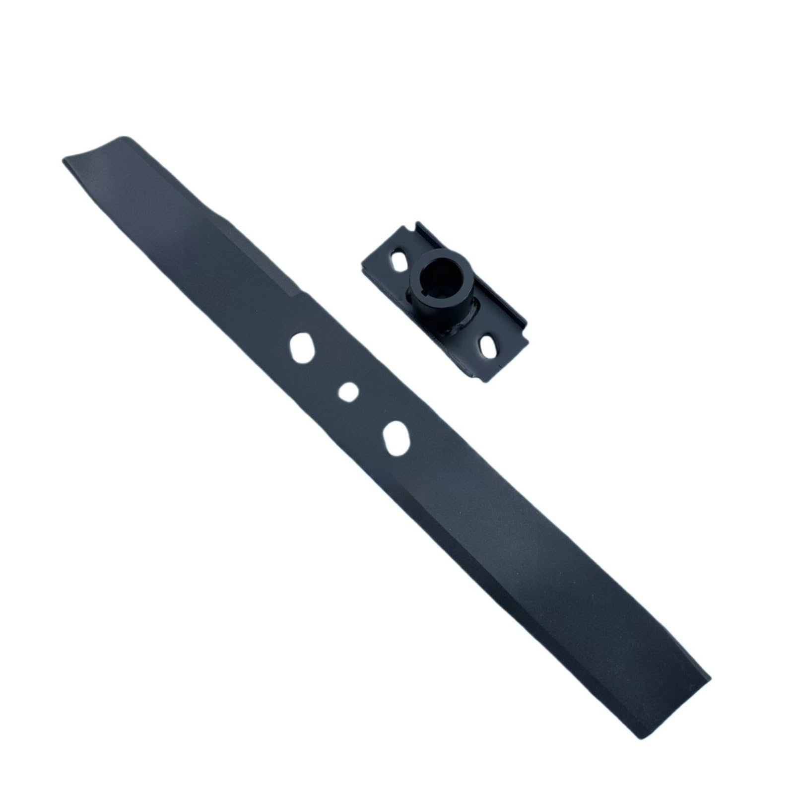 Lama dritta for tosaerba con supporto for foro obliquo Sede della lama Vite Rondella for bullone for accessori di ricambio for tosaerba a spinta manuale(A)