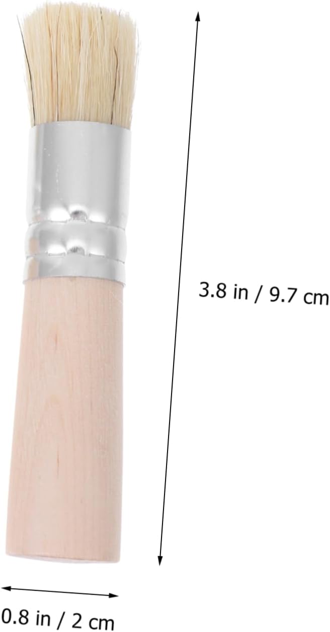ARTIBETTER 3sets Paint Watercolor Painting Brush Wood Handle Bristle Brush Smoothing for Artist