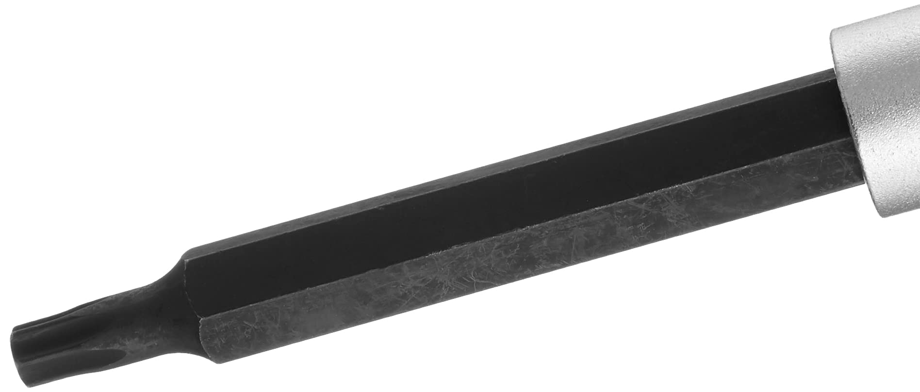 İzeltaş 1113064227 T 27 1/2" Uzun Star (Tor X) Uçlu Lokma Anahtar (100 mm), Krom, T27