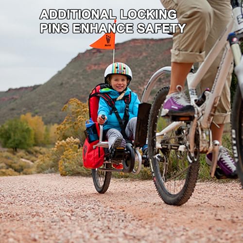 Fahrradanhängerkupplung Fahrradanhänger Kupplung Anhänger Adapter Hundeanhänger Anhänger für Fahrrad mit Sicherheitsstift Fahrradanhänger Kupplung Hund Fahrradanhänger Hundeanhänger