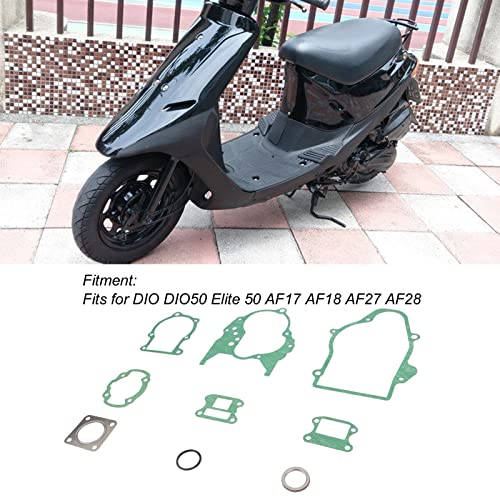 Kit de Junta do Motor Aramox, 9 PeçAs Kit de Junta Completo da Motocicleta Junta do Motor do Cilindr