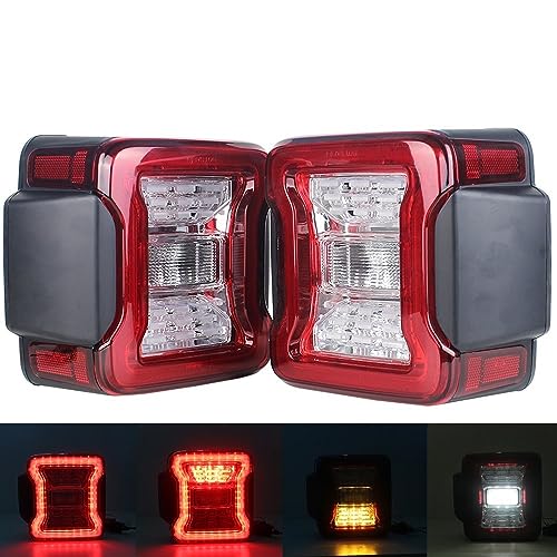 Conjunto de luces traseras negras para Jeep Wrangler JK 2