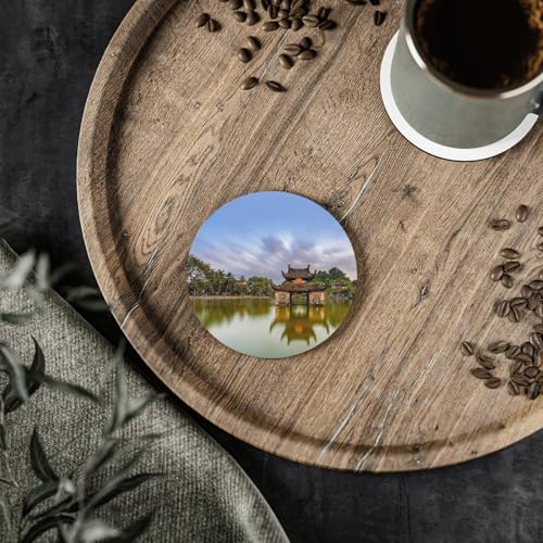 Sous-verre céramique Pagode : une parenthèse zen à chaque gorgée - 3