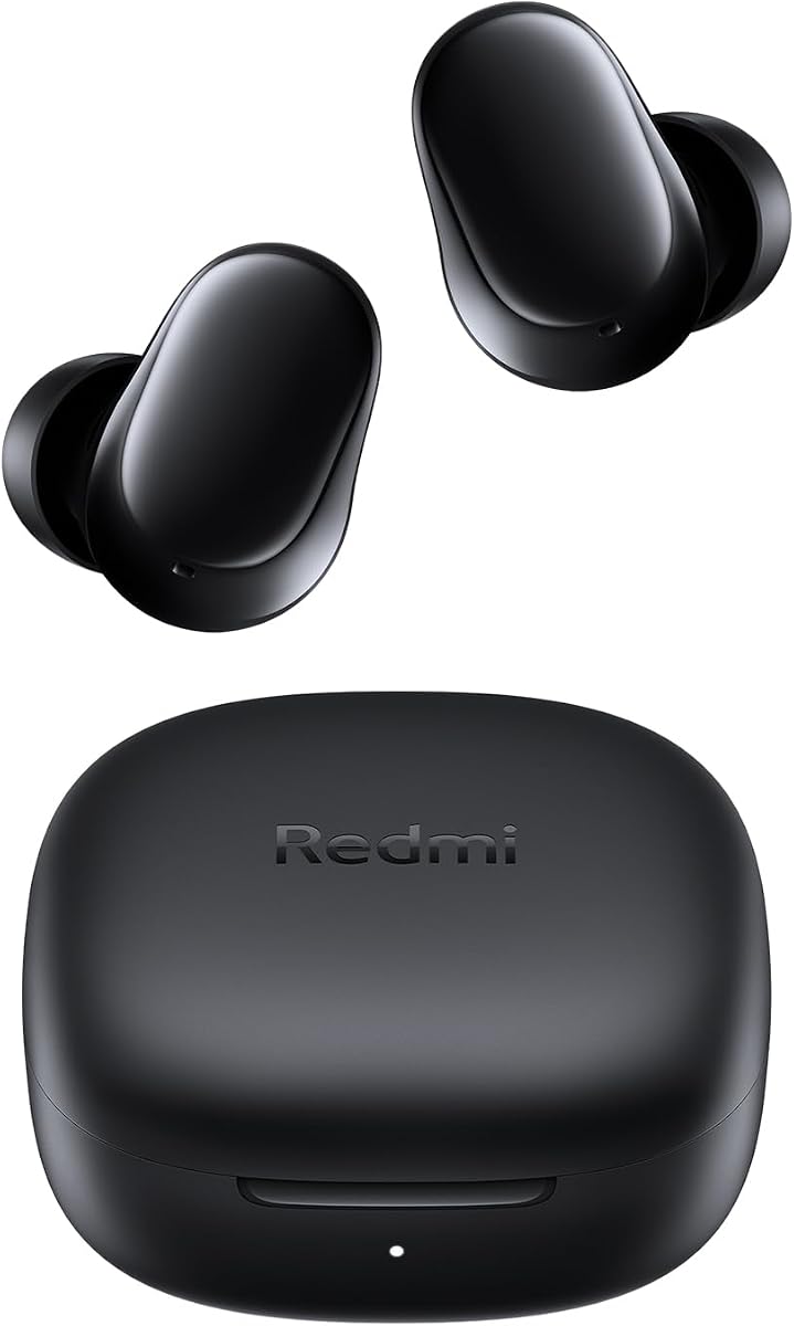 Redmi Buds 6 Play - In-Ear Kopfhörer, 36h Akkulaufzeit, 10mm Dynamik-Treiber mit 4 EQ-Einstellungen, AI-Geräuschunterdrückung für Anrufe, Bluetooth 5.4, Schnellladen für 3h Musik in 10 Minuten, Black