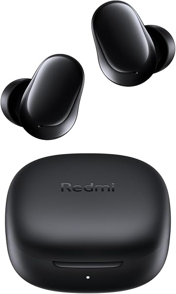 XIAOMI Redmi Buds 6 Play - Auriculares inalámbricos, cancelación de Ruido, Ligeros, hasta 36 Horas de autonomía, Bluetooth 5.4, Negro (Versión ES) - 1