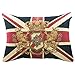 Evans Lichfield Cuscino Imbottito con Piume di Leone Union Jack, Multicolore, 40 x 60 cm