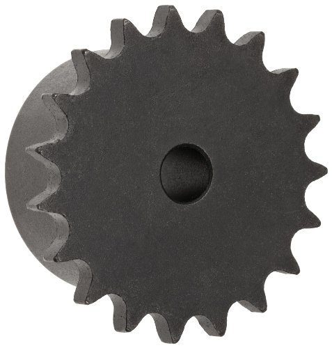 Martin Roller Chain Sprocket, Reboreable, Type B Hub, Single Strand, 06B Chain Size, 9.525mm Pitch, 28 Teeth, 12mm Bore Dia., 90.25mm OD, 60mm Hub Dia., 5.21mm Width