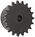 Martin Roller Chain Sprocket, Reboreable, Type B Hub, Single Strand, 06B Chain Size, 9.525mm Pitch, 20 Teeth, 10mm Bore Dia., 65.85mm OD, 49mm Hub Dia., 5.21mm Width