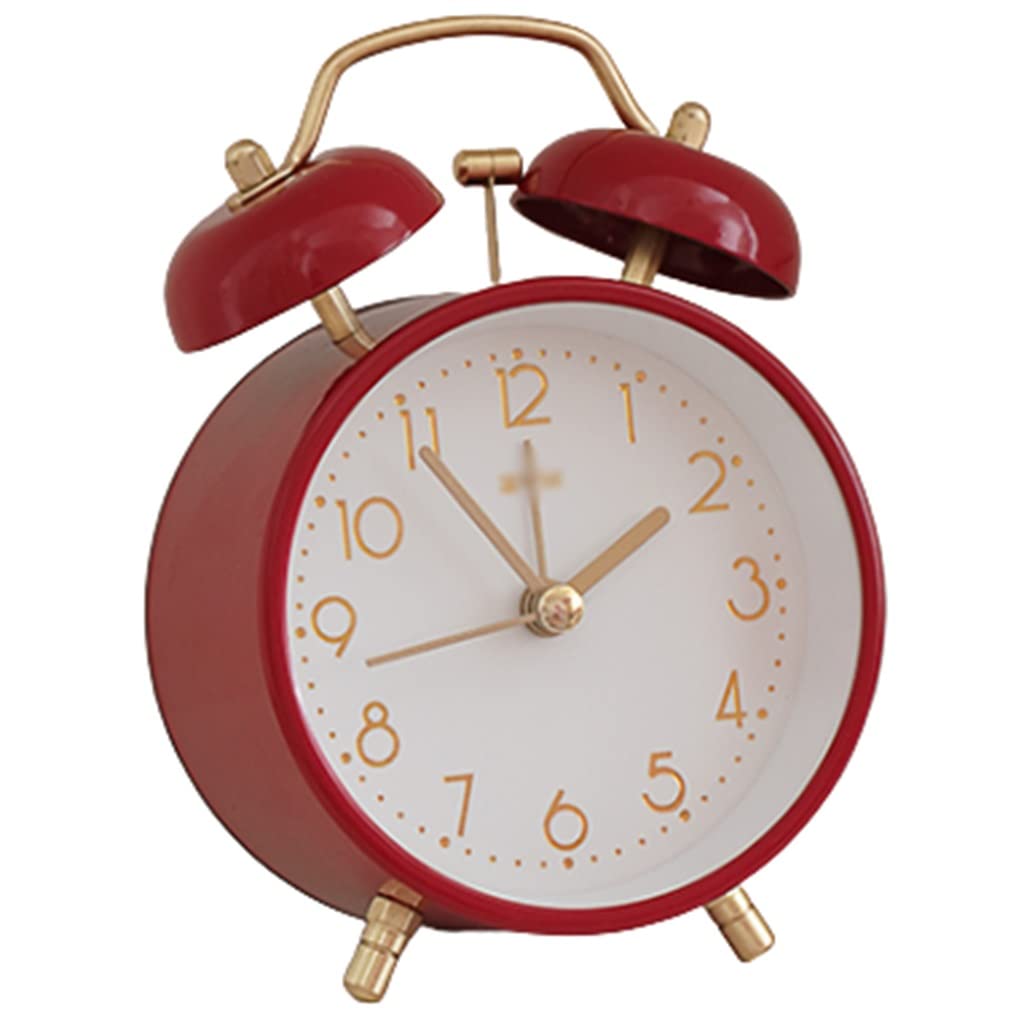 Amazon.co.jp: 目覚まし時計 赤い目覚まし時計の写真の小道具