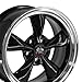 OE Wheels FR01 17 Inch Rim Fits Mustang Bullitt Style 5x114.3 17x8 Gloss Black Machined Lip - Hollander 3448 (1)