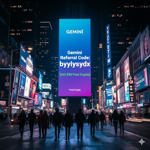 Couverture de Gemini Referral Code: byylysydx [Get $30 Free Crypto]