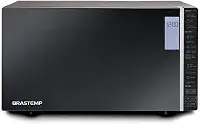Micro-ondas Brastemp 32 Litros cor Inox Espelhado com Grill e Painel Integrado - BMG45AR 110V
