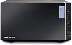 Micro-ondas Brastemp 32 Litros cor Inox Espelhado com Grill e Painel Integrado - BMG45AR 110V