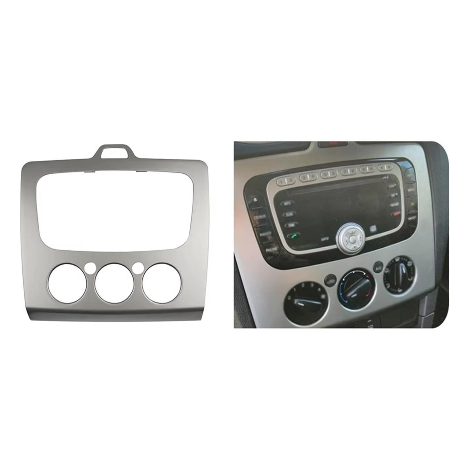 Para Ford Para Focus Para MK2 2005-2011 Panel Reproductor Estéreo GPS DVD Montaje Marco Navegación Doble Din Radio Fascia Fascia Radio Coche
