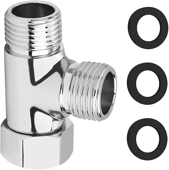 Dual Tap Slangconnector - G1/2 Messing Tuin Irrigatie 2-weg Dubbele Tap Slangadapter Dubbele Kraan Connector Dual Tap Slangconnector - G1/2 Messing Tuin Irrigatie 2-weg Dubbele Tap Slangadapter Dubbele Kraan Connector