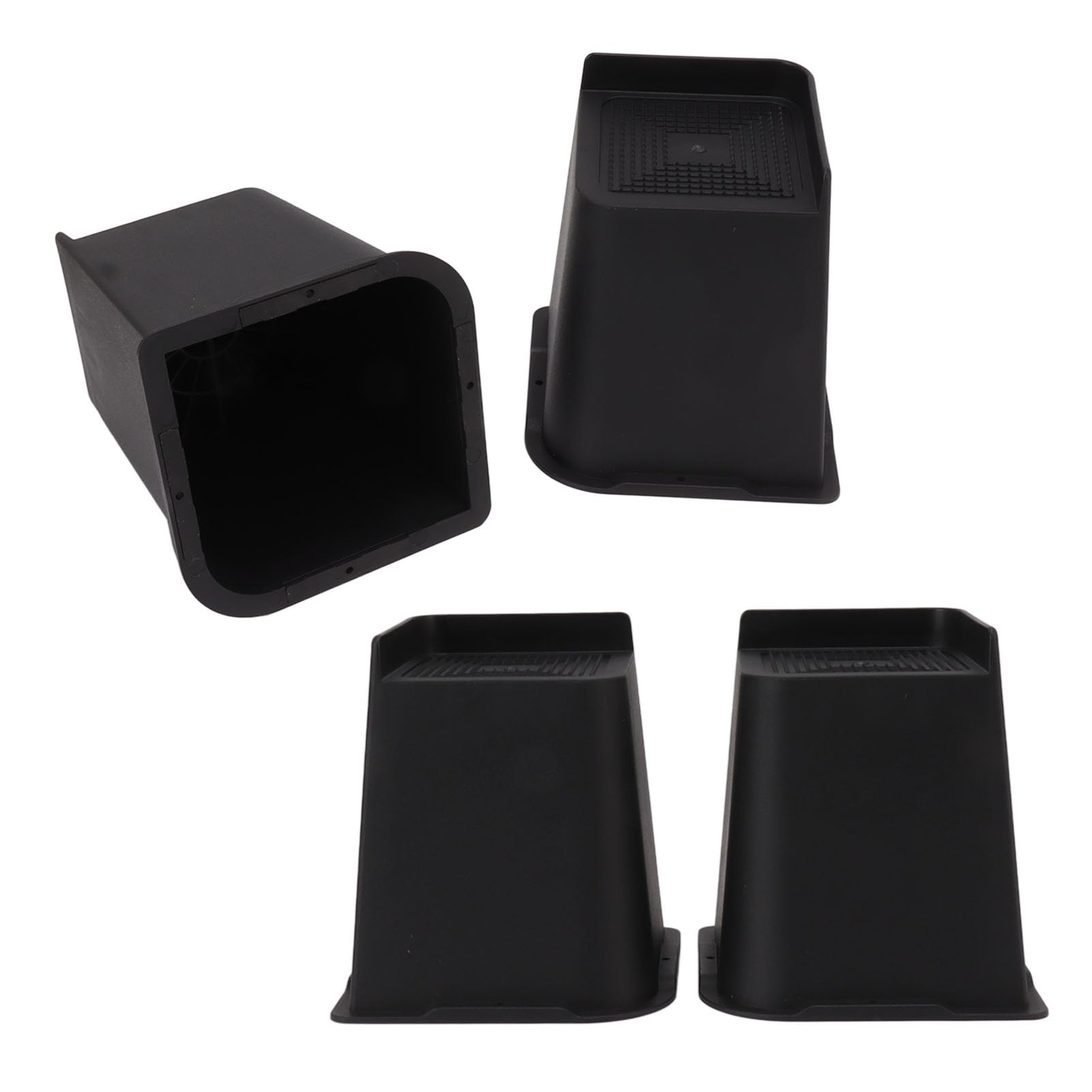 Juego de elevadores de Muebles, Bloques de elevación de Cama ABS de Alta Resistencia, 6 Pulgadas para Silla y sofá