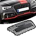 XGCLZBJ Auto FrontstoßStangengrill Grill FüR Audi A5 S5 B8.5 2012-2016 (Refit FüR Rs5 Style) Frontgrill Racing Upper Sport Hex Mesh Honeycomb Hood Grill Spoiler,AutozubehöR,Schwarz glänzend