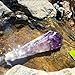 1Pc Natural Amethyst Scepter Raw Stone, 500-900g Amethyst Scepter, Amethyst Cluster Scepter Quartz Crystal Wand, Crafts Home Decoration (500-600g)