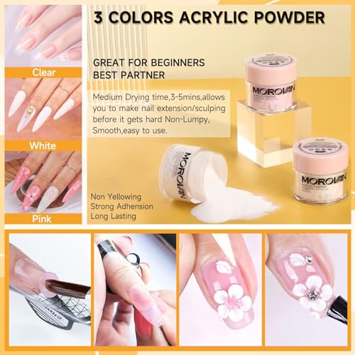 Kit de Uñas Acrílicas Morovan para Principiantes miniatura 3