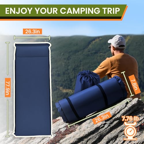 ropoda-Self-Inflating-Sleeping-Pad-Fast-Rebound-3-Thick-Elastic-Foam-Sleeping-PadCamping-Mat-with-Pillow-Storage-Bag-4-Season-Camping-Mattress-Pad-for-Camping-Cars-Expandable-Sleeping-Pad