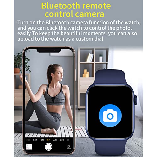 Smartwatch, 1.44-Inch Full-Screen Sports Bracelet, Call Alert Sports Record Health Monitoring Sleep Watch, Ip65 Waterproof, For Outdoor Sports (Black) #TOP2