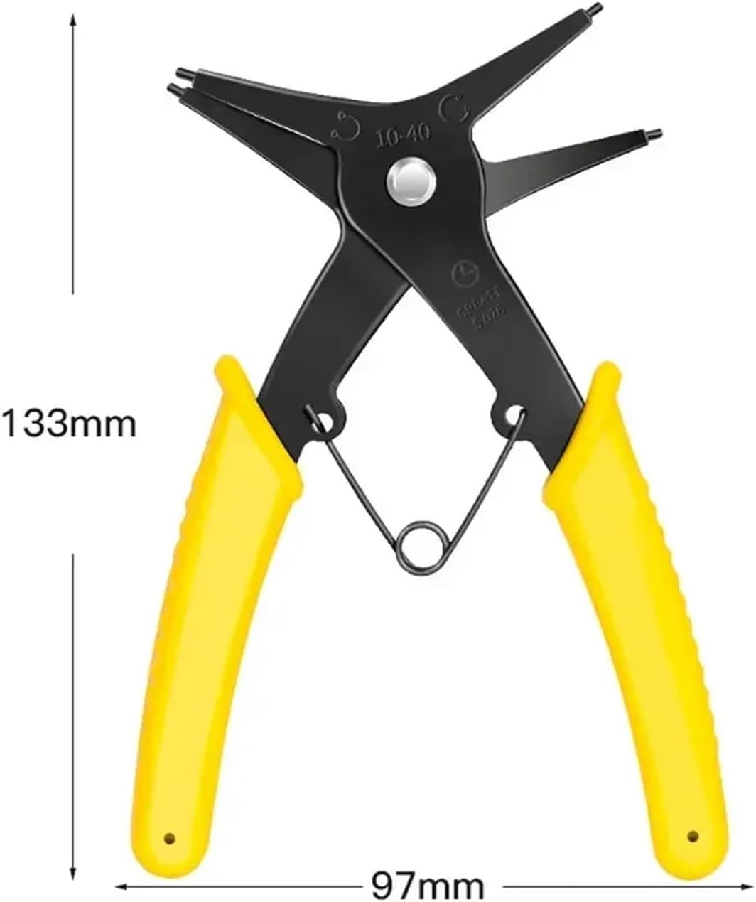 Multifunctional 2 in 1 Circlip Pliers Disassemble Assemble Snap Spring Retaining Ring Clip Circlip DIY Hand Tools