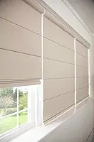 Cortina Persiana Romana 1,60 Larg X 1,50 Alt Blackout Veda a Luz Super Luxuosa (Creme)