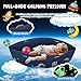 Peapod Sensory Chair for Kids, 60-Inch Sensory Inflatable Peapod Canoe for Children, Autism Sensory Toy Chiar, Sensory Room Must Haves, Includes 3 Balls & Electric Air Pump(Space Blue)
