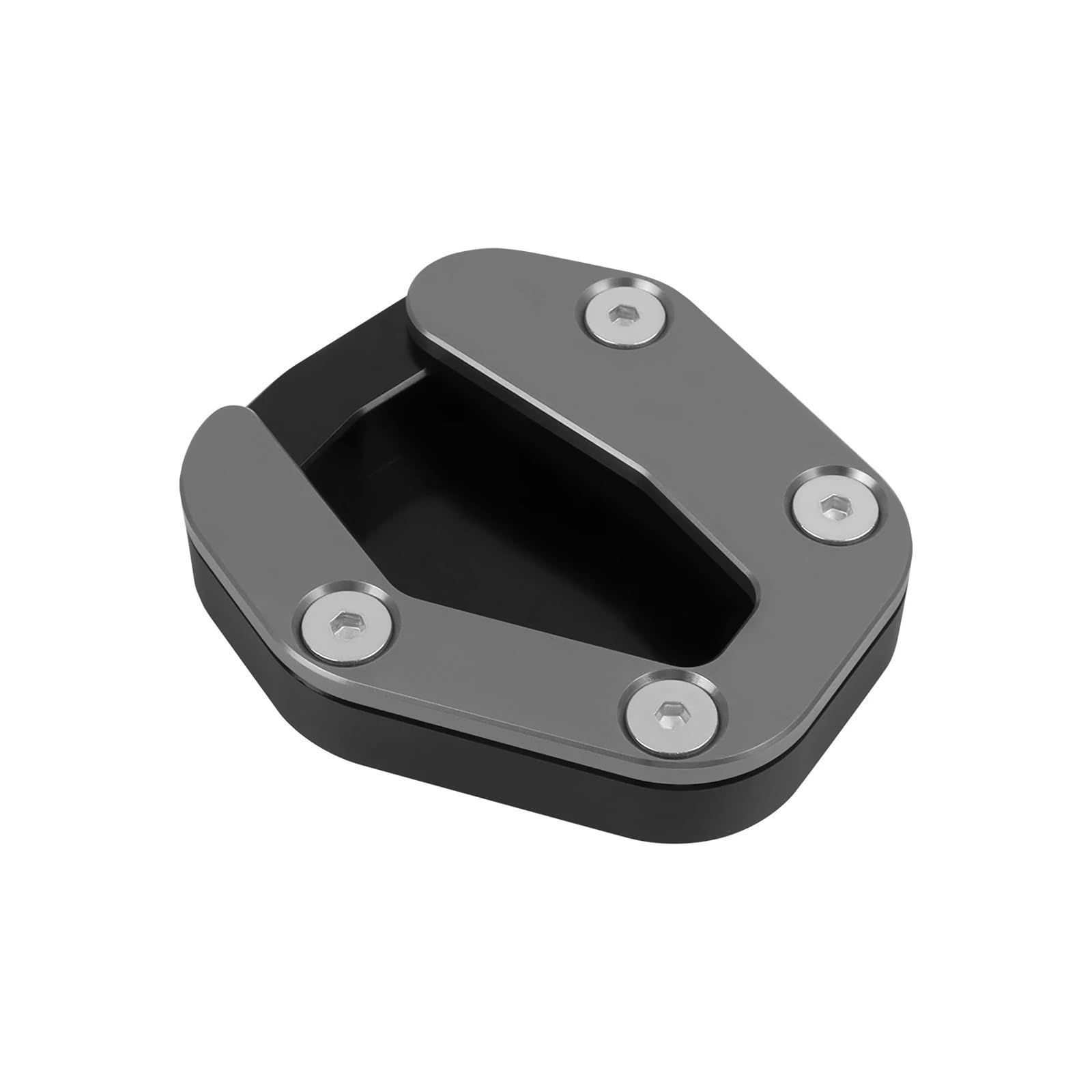 Almohadilla del soporte lateral del pie Extensión del soporte lateral pie de la motocicleta Ampliar(Titanium)