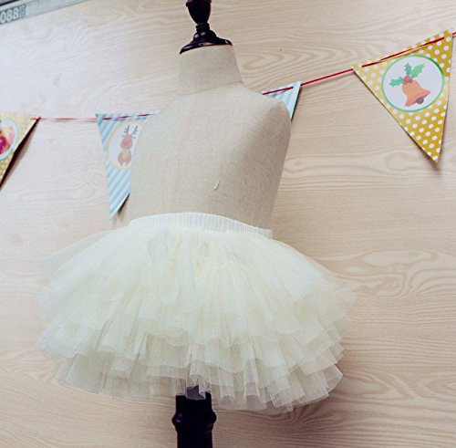 Image of Baby Girls' Tutu Skirt Toddler 6 Layered Tulle Tutus 1-8T