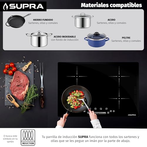 La Mejor Recopilación de Parrilla de Induccion Supra - 5 favoritos. 27 Parrilla de Induccion Supra marca SUPRA (2)
