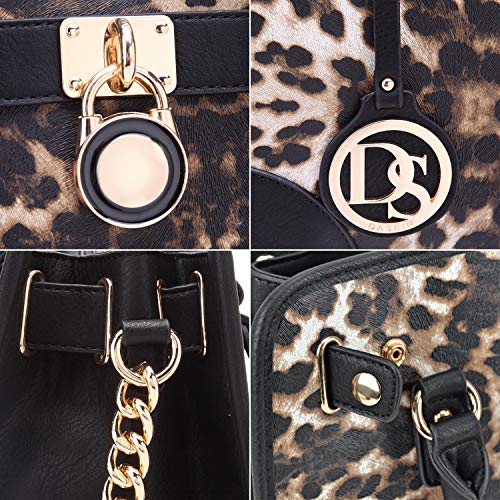 Dasein Women Handbags Top Handle Satchel Purse Shoulder Bag Hobo Bag Work Bag Set 2pcs4