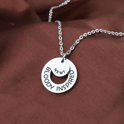 TIIMG Bloody Inspired Gift Maze Movie Lover Gift Maze Novel Reader Bookish Gift Movie Fans Gift Necklace4