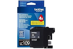 Brother LC109BK Ink Cartridge 4-Pack: Ultra High Yield Ink Performance at a Value Price