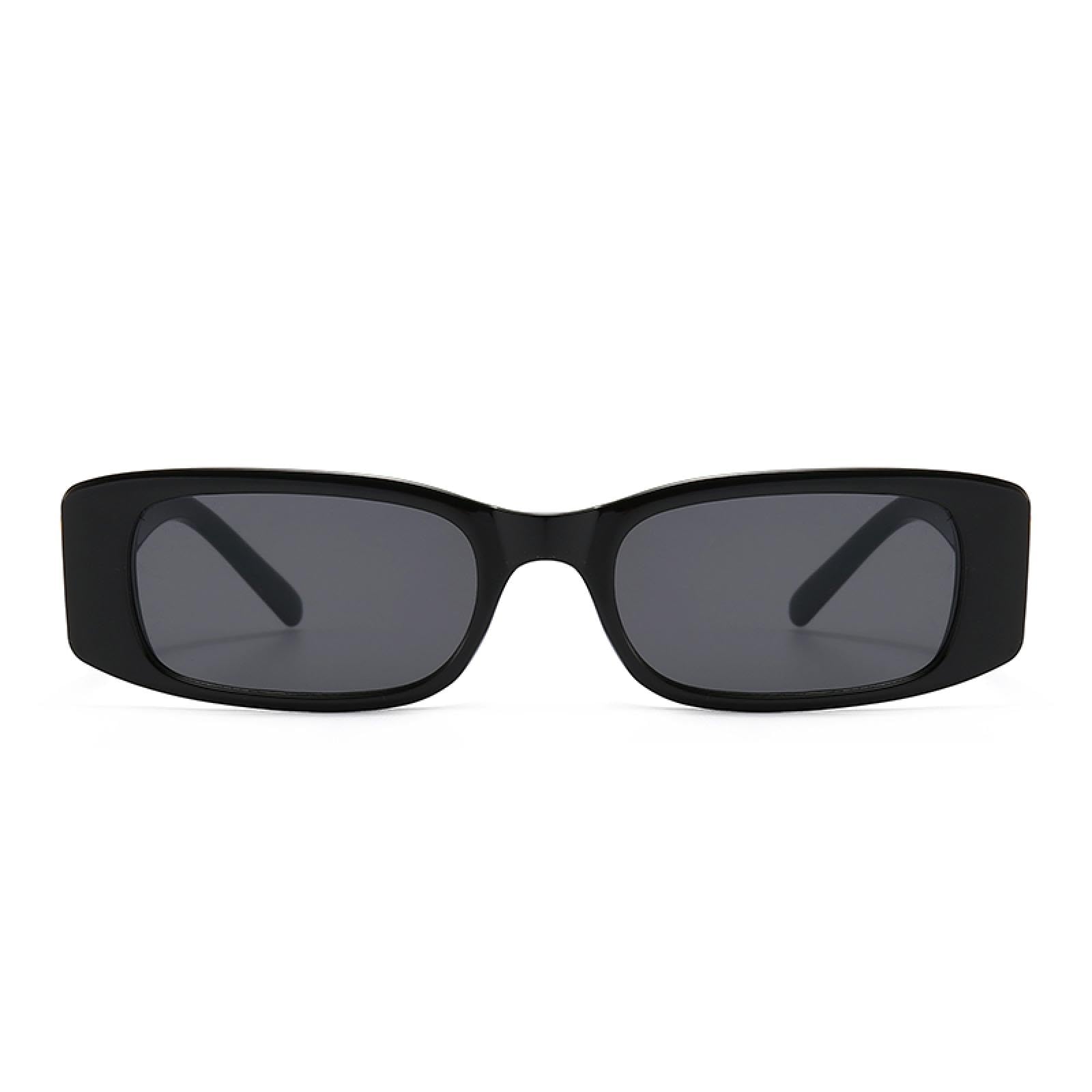 Modne wąskie kwadratowe okulary przeciwsłoneczne popularne okulary przeciwsłoneczne retro eksportowe