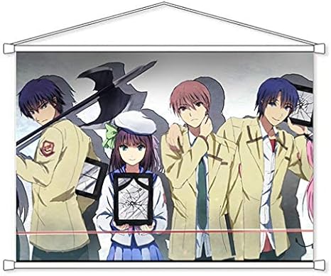 Amazon Angel Beats B2タペストリー 日向秀树 音無結弦 仲村ゆり プリント アニメ ィザービジュアル 横515 縦728mm アニメ 萌えグッズ 通販