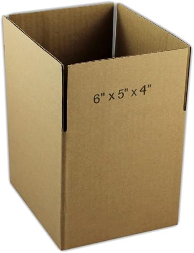 Miniatura 2 de 10 cajas de embalaje de cartón corrugado EcoSwift de 6 x 5 x 4 pulgadas, cajas de envío de mudanza, cajas de 6 x 5 x 4 pulgadas