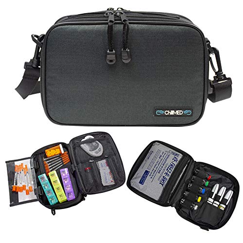 ChillMED Elite Diabetic Bag Organizer Supply Kit Insulin and