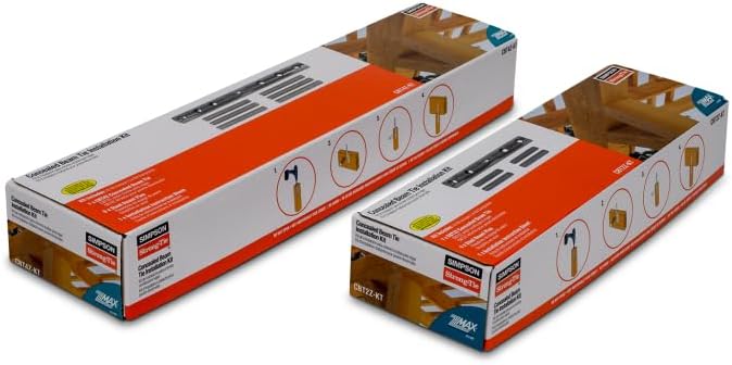 CBT4Z-KT CBTZ 12-Gauge ZMAX Concealed Beam Tie for 6x6 Post