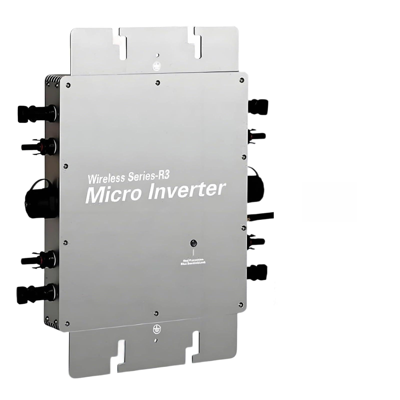 ZHENYUWANG Solar grid-connected inverter, MPPT grid-connected micro inverter, pure sine wave DC to AC power inverter, IP65 protection rating 1600W